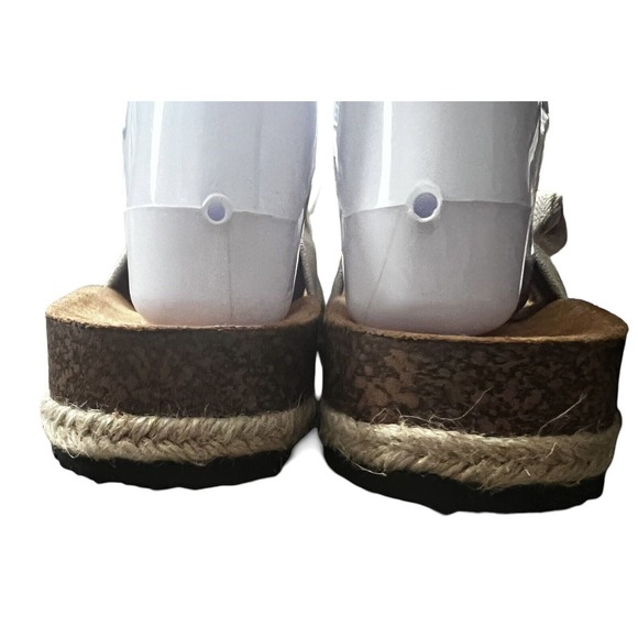 Lulus Womens Hellena Beige Knotted Slide Sandals, Size 8 - Picture 8 of 12